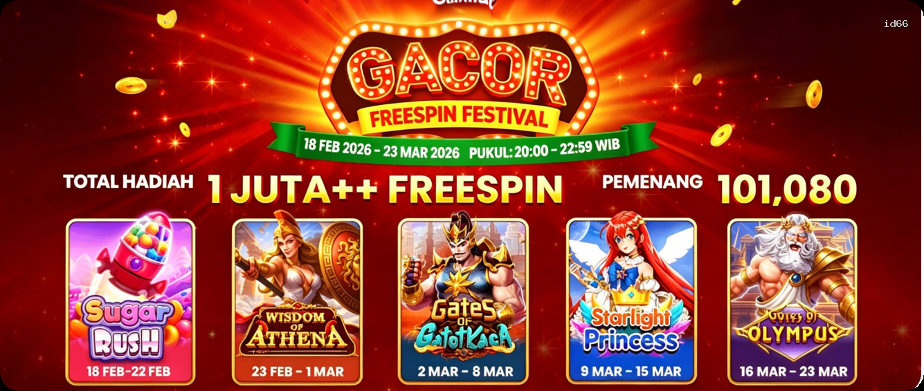 Login id66 Sekarang Bonus Melimpah
